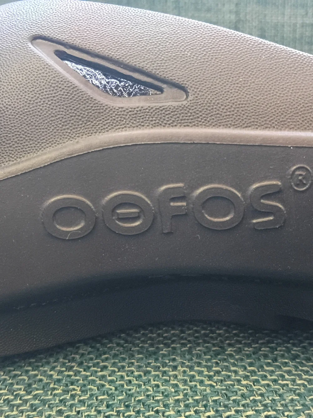 OOFOS OOahh Recovery Slide Sandals Black Unisex M5/W7 EU 38 New with Tags